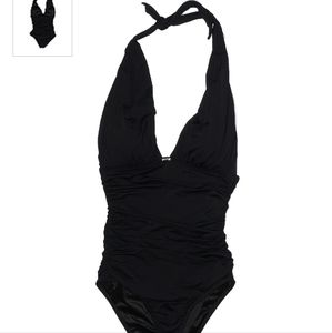 Victorias secret 1 piece swimsuit, black, women's small. Like new